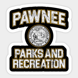 Pawnee Parks and Recreation T-Shirt Sticker